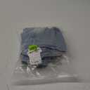 Kedera Women Denim Jacket Button Down Collarless 3/4 Sleeve Cropped Jean Jacket (Small, Blue)