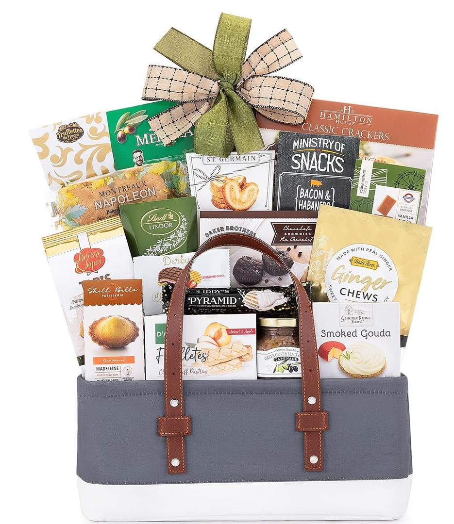 Liquor Country Gift Baskets The Connoisseur Gourmet Gift Basket Food Gift Basket for Families College Students Appreciation Thank You Congratulations Get Well Soon Care Package, Best By: 18-Jun-2025