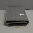 Pieviev Cat Litter Mat Double Layer Waterproof Urine Proof Trapping Mat 1 Pack (Gray, 30x24 Inch (Pack of 1))