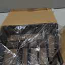 Paper Plate Organizer for Cabinet, Counter, Picnics, Parties & More, Extra Large Utensil Caddy Crafted of Thick Iron Mesh With 6 Compartments for Paper Plates & Plastic Silverware