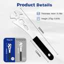 Bike Pedal Wrench, Cr-V Steel Super Hard Bicycle Pedals Removal Tool, Bicycle Pedal Wrench with Rubber Grip for Road Mountain E-Bike