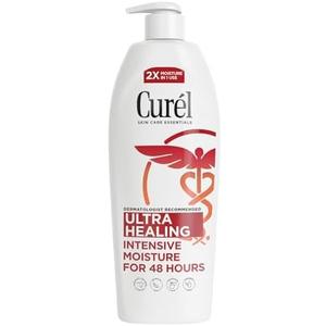 Curel Ultra Healing Intensive Fragrance-Free Lotion For Extra-Dry Skin, Dermatologist Recommended, Ideal for Sensitive Skin, Cruelty Free, Paraben Free, 20 Oz