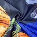 pinata Halloween Shower Curtain for Bathroom, Halloween Bathroom Decor, Ghost Shower Curtain Pumpkins Bath Curtains with Hooks 72x60