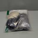 Tatuo 4 Pieces Faux Fur for Craft Fake Fur Shaggy Patches Ribbon Chair Cover Seat Cushion Pad Supplies for Sewing DIY Gnome Beard Easter Costume Winter Valentine's Day(Black, Khaki, Grey, White)