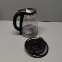 1500W Electric Kettle with Temperature Control - 6-Temp Presets for Tea/Coffee, Double Wall Cool-Touch, 4H Keep Warm, 1.7L Borosilicate Glass & BPA-Free, Fast Boil for Home/Office