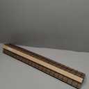 LazBlinds No Drill Bamboo Roman Shades, 29" W x 48" H, Malay Walnut