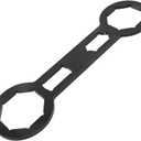 46mm 50mm Motorcycle Fork Cap Wrench, Aluminum Front Forks Removing Rebuild Tool, Motorcycle Dirt Bike Repair Tool Replacement for Suzuki Replacement for Honda CR250R CRF250X