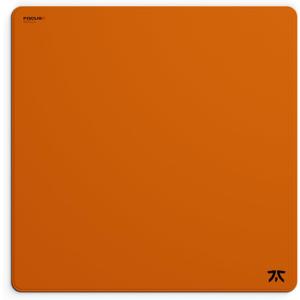 Fnatic Max Focus 3 XL Pro Gaming Mouse Pad, Orange Smooth Cloth Control Surface, Water Resistant Coating, for Esports with Non-Slip Poron Foam Base, Micro-Knit Stitched Edges (18.9" x 18.9" x 0.24")