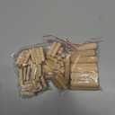 ALBO Wooden Dowel Pins 100 Pack Assorted Sizes 1/2 + 3/8 + 5/16 + 1/4 inch Fluted Wood Dowels Rods Hardwood Crafts Dowel Pegs