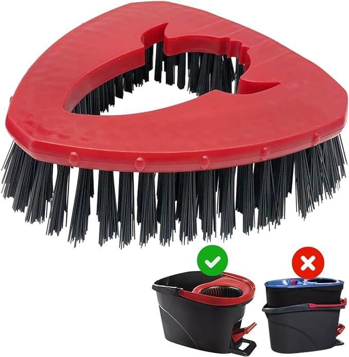 Scrubber for Vileda Turbo Easy Wring Floor Mop Scrubbing Brush Cleaning Brush for Bathroom and Kitchen Tiles