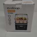 2 Tiers Electric Food Steamer for Cooking, 4 QT Digital Multi Vegetable Steamer with BPA-Free Stackable Baskets, Rapid Egg Cooker Egg Steamer with Auto Shut-Off, Ideal for Veggies, Seafood, Rice