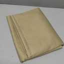 Intedge TCM4545-BEIGE Square Tablecloth, 45" x 45", Hemmed Edge, Poly Cotton Fabric, Reusable and Washable Heavy Duty Cloth Table Cover for Restaurant, Made in USA, 1 Each