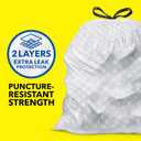 Glad ForceFlex Tall Kitchen Trash Bags, 13 Gallon, Gain Lavender, 40 Count (Package May Vary)