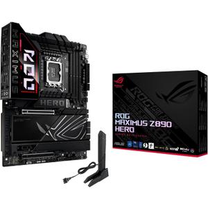 ASUS ROG Maximus Z890 Hero Intel Z890 LGA 1851 ATX Motherboard, Advanced AI PC-Ready, 22+2+1+2 Stages, DDR5, WiFi 7, 3X PCIe 5.0 M.2, Thunderbolt 4, USB Type-C, AI Overclocking/Cooling/Networking