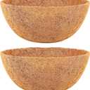 HFHOME 2PCS 16" Round Coco Liner Coco Replacement Liner Basket Window Box