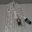 Brightown Icicle Lights Outdoor 20ft with Remote - 20 Tubes 100 LED Iced Tube Christmas Lights, Waterproof Icicle Decor Outdoor Indoor for Tree Patio Roof Holiday Decor, Cool White