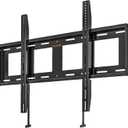 Perlegear Heavy Duty Fixed TV Wall Mount for 42"-115" TVs up to 225 lbs, Low Profile TV Mount Fits 16", 24", 32" Studs, One-Piece Bracket with Magnetic Pull Tabs, Max VESA 800x600mm