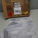 Art3d 30-Pack Herringbone Peel and Stick Vinyl Floor Tiles, 12" x 12" Self Adhesive Waterproof Wood Flooring Plank for Kitchen Bathroom Bedroom, Cover 30 Sq. Ft, Grey