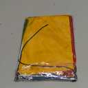 Blank prayer flags set of 10 flags surged edge. five Tibetan traditional colors which are Yellow, green, red, white and blue. Each color represents an element.