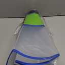 Hard & Heavy Plastic Dog Cone Collar Alternative for Extra Large Dogs(Adult Lab Golden GSD), Pet Neck Head Protective Cone Anti-Lick, Adjustable Elizabethan Recovery Collar Cone of Shame for Healing (XL(Neck Girth:16.9"-20.8"), Blue Green)