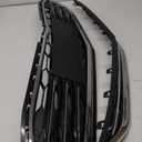 PartsFlow Front Bumper Grille Upper And Lower Honeycomb Mesh Grill Black With Chrome For 2016 2017 2018 Chevrolet Chevy Malibu GM1200730