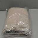 NICETOWN Sliding Door Curtains Linen Sheer Textured, Grommet Semi Sheer Keep Privacy Semi Window Drapes with Light Filtering for Living Room/Bedroom, W70 x L96, 2 Pieces, Beige