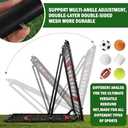 Baseball and Softball Rebounder Net,Baseball Rebounder,Volleyball Rebounder,Pitch Back Net,Multi-Sport Training Rebound Screen,with Pitching Target,Easy Adjustable Angles (33.5x33.5 IN)