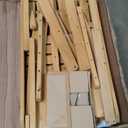 Yaheetech Folding Adirondack Chair with Retractable Ottoman Weight Capacity 300lb Solid Wood Garden Chair, Fire Pit Lounge Chairs Weather Resistant Furniture for Garden/Yard/Patio/Lawn, Brown