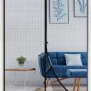 Yotache Magnetic Screen Door Fits Door Size 36 x 78, Screen Size 38" x 79" Reinforced Fiberglass Net Curtain with Magnets (Black)