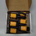 Weatherproof Laminated Steel Padlock with Same Key, Outdoor Padlock with Long Shackle for Gate, Fence, Shed,Garage, 6 Pack