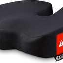 5 STARS UNITED Replacement Cover for Standard Seat Cushion - Black - Cover Only