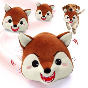 Mity rain Interactive Dog Toys with Thicken Plush, Moving Dog Toy