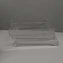 SANRUI 4 Tier Clear Desk Paper Letter Organizer Trays, A4 Stackable File Document Tray, Acrylic Desk Organizers and Accessories Sorter, Workspace Office Supplies Organizers,12.4inx8.86inx6.64in