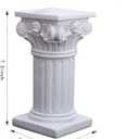 Mini Roman Pillar Greek Columns Resin Roman Column Classic Greek Statues Office Desktop Decor Architectural Sculpture Wedding Table Decoration Home Garden Ornament