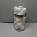 KI Store White Christmas Ball Ornaments, 20pcs 3.15-Inch, for Xmas Trees and Holiday Decor - Hooks Included