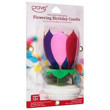 Crave Flowering Birthday Candle