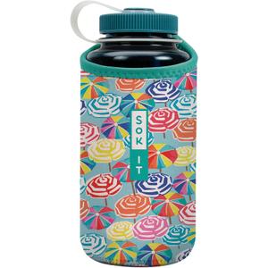 Sok It BotlSok Water Bottle Sleeve Insulated Neoprene Cover (Sicilian Sunsets, Fits 32oz Nalgene)
