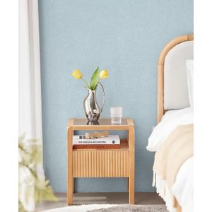 3 x Dimoon 78.7"x15.7" Light Blue Peel and Stick Wallpaper Glossy Dots Waterproof Blue Contact Paper Self Adhesive Removable Wallpaper Wall Paper Textured Shelf Drawer Vinyl Roll