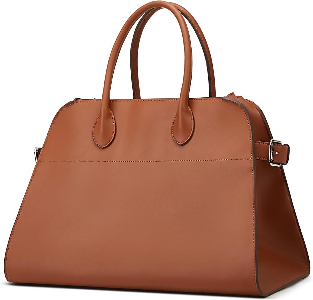 Leather Tote Bags Women Slouchy Large Tote Bag Top-handle Shoulder Bag Trendy Travel Work Bag PU Leather Purse Handbag 2026
