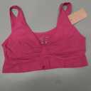 FeelinGirl Bras for Women No Underwire Seamless Smooth Bralette Full Coverage Comfy Everyday Bras with Wide Straps (Pink, XL)