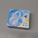 iClever BTH12 Kids Bluetooth Headphones,Colorful LED Lights,74/85dBA Safe Volume,85H Playtime,Fast Charging,Bluetooth 5.2,Over Ear Kids Headphones Wireles for iPad/Tablet/Airplane,Gradient Blue