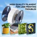 SUNLU PLA 3D Printer Filament PLA Filament 1.75mm, Neatly Wound 3D Printing Filament 1.75mm, Dimensional Accuracy +/- 0.02 mm, Fit Most FDM 3D Printers, 1kg Spool (2.2lbs), Lemon Yellow