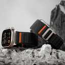Bandletic Compatible with Apple Watch Ultra Band Men Women, Wide Soft Stretchy Rugged Sport Straps with G-Hook for iWatch 49mm(Ultra 3/2/1),46mm(11/10),45mm(9/8/7),44mm(SE3/SE2/SE/6/5/4),42mm(3/2/1)