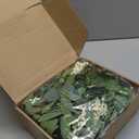 6 Pcs Green Eucalyptus Candle Rings Wreaths Spring Summer Kitchen Cabinet Wreaths Mini Green Berry Leaves Candle Wreath for Pillars Farmhouse Festival Wedding Celebrations Tabletop Decoration