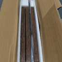 Retro Office Trash Can, Iron and Wood Combination Bedroom Garbage Can, Rectangular Design Wastebasket with Handle, Industrial Style Trash Can for Home Office, 4.5 Gallon (Patent Pending) (Large 1PC)