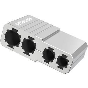 Universal Barrel Vise Clamp with Magnetic Assembly, Fits .550.920" Barrels, Aircraft-Grade Aluminum, Anti-Marring Rubber Lining