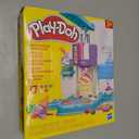 Play-Doh Rainbow Swirl Ice Cream Playset with 7 Pretend Play Kitchen Accessories, Arts and Crafts Toys for 3 Year Old Girls and Boys and Up