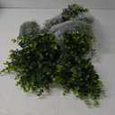 Artificial Eucalyptus Plant Decoration, Fake Leaves Eucalyptu Shrubs Branches Faux Greenery Leaf Bud Stems Grass for Indoor Outdoor Wedding Bouquets Table Centerpieces Vases Flower Floral Décor, 18 Pack