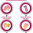 75 PCS Breast Cancer Awareness Window Clings for Glass Windows Breast Cancer Window Stickers Decals Pink Ribbon Breast Cancer Awareness Window Decorations