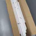 Oversize Coffee Mug Display Rack - Rustic Wooden Wall Mounted Shadow Box Shelf for Collectible Mugs, Kitchen, Office or Coffee Bar Decor (01-Old White)